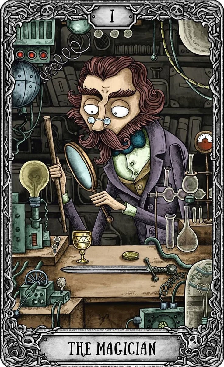 The Magician from the Dark Mansion Tarot card gallery
