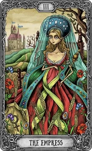 The Empress from the Dark Mansion Tarot card gallery