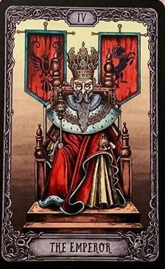 The Emperor from the Dark Mansion Tarot card gallery