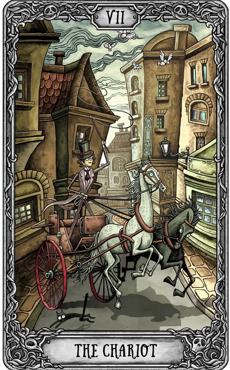 The Chariot from the Dark Mansion Tarot card gallery