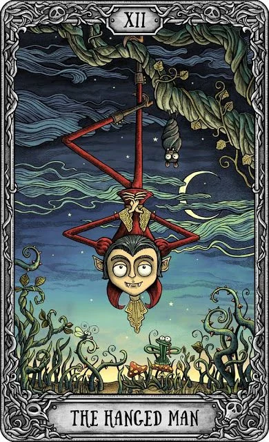 The Hanged Man from the Dark Mansion Tarot card gallery