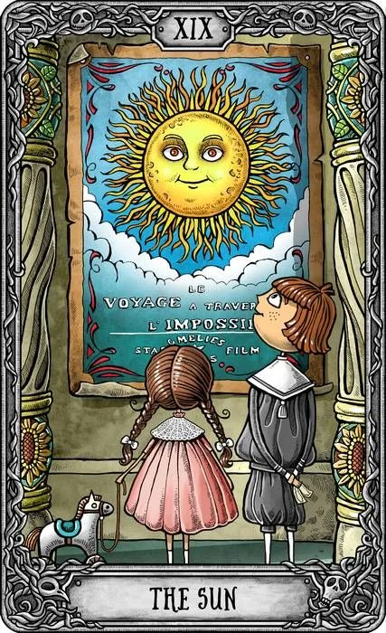 The Sun from the Dark Mansion Tarot card gallery