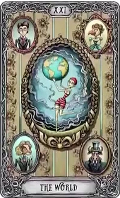 The World from the Dark Mansion Tarot card gallery