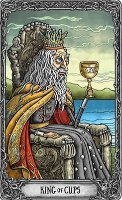 King of Cups from the Dark Mansion Tarot card gallery