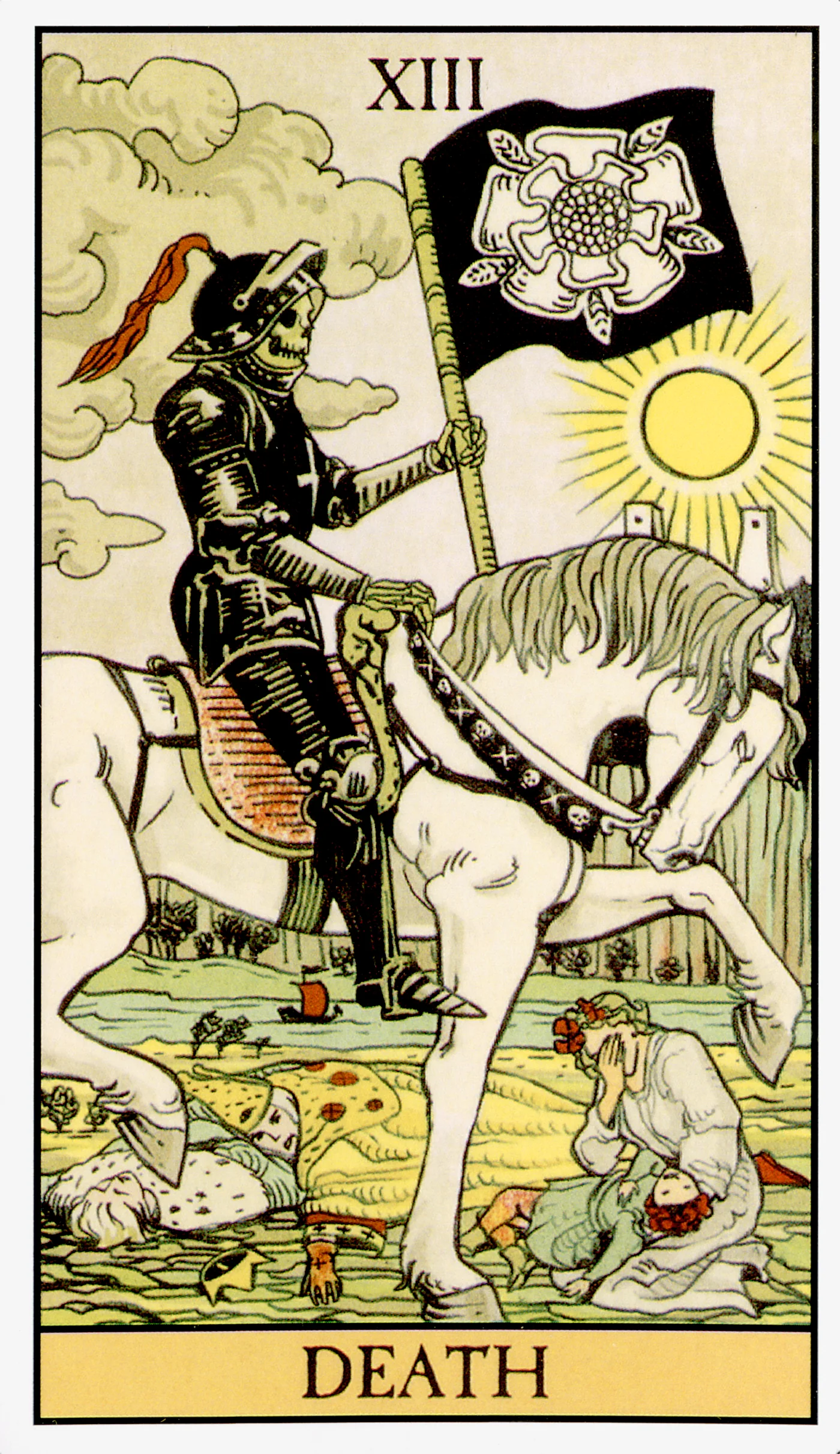 Death card from the After Tarot deck by Lo Scarabeo