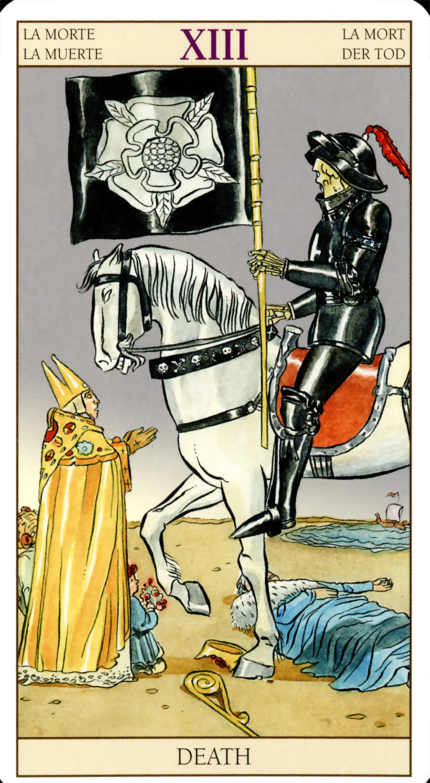 Death card from the Tarot of the New Vision deck by Lo Scarabeo