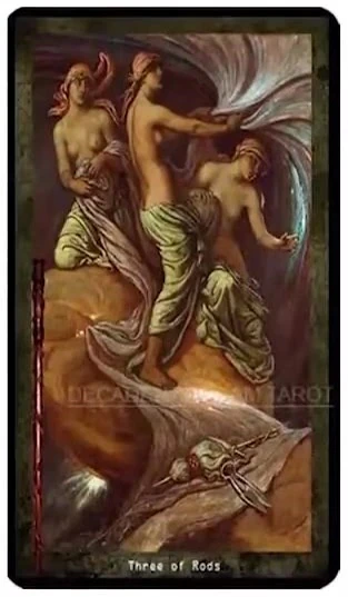 Princess of Swords card from the Decadent Dreams Tarot deck