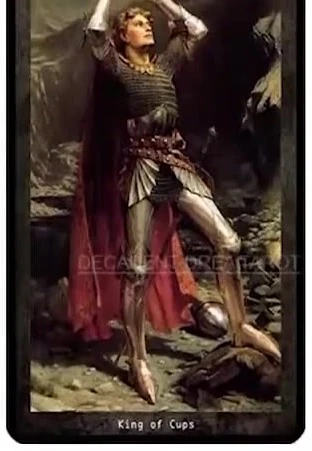 King of Cups card from the Decadent Dreams Tarot deck
