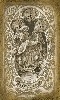 Source-order card 04 card from the Deck of the Dead Tarot deck