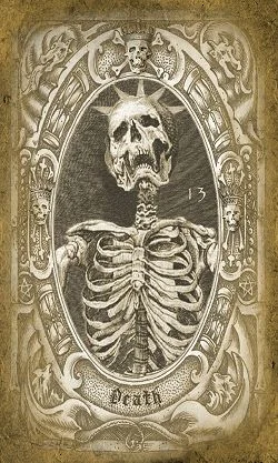 Source-order card 10 card from the Deck of the Dead Tarot deck