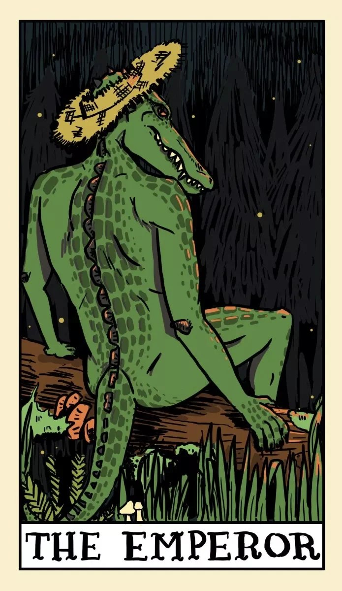 The Emperor card from the Delta Enduring Tarot deck