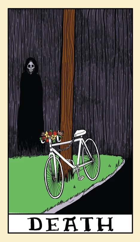 Delta Enduring Tarot Review 13 Death card from Delta Enduring Tarot