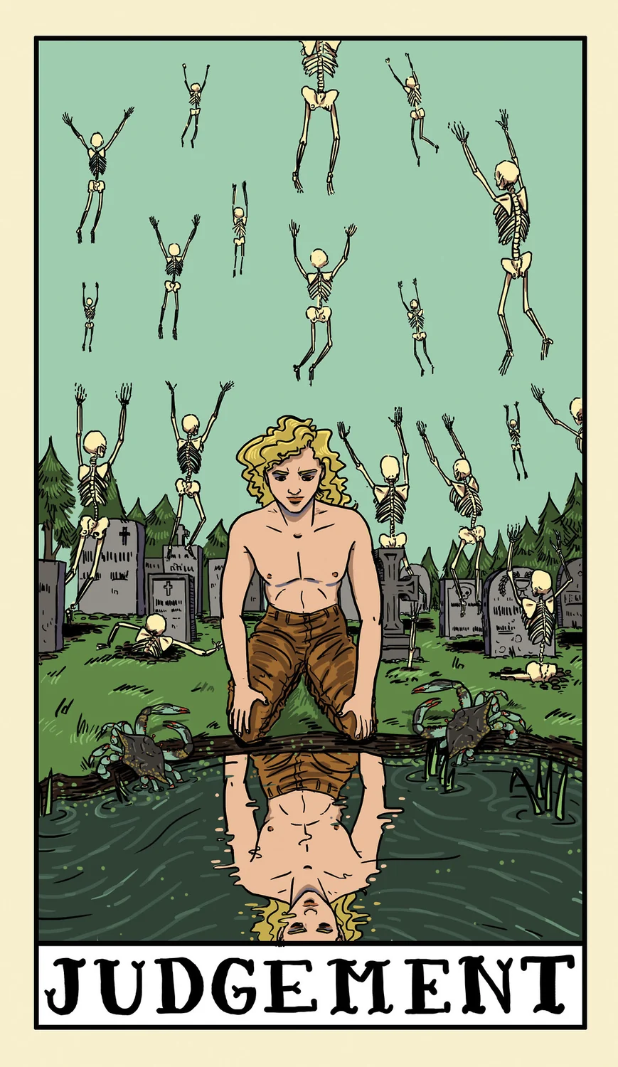 Judgement card from the Delta Enduring Tarot deck