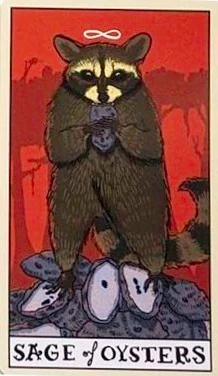 Sage of Oysters card from the Delta Enduring Tarot deck
