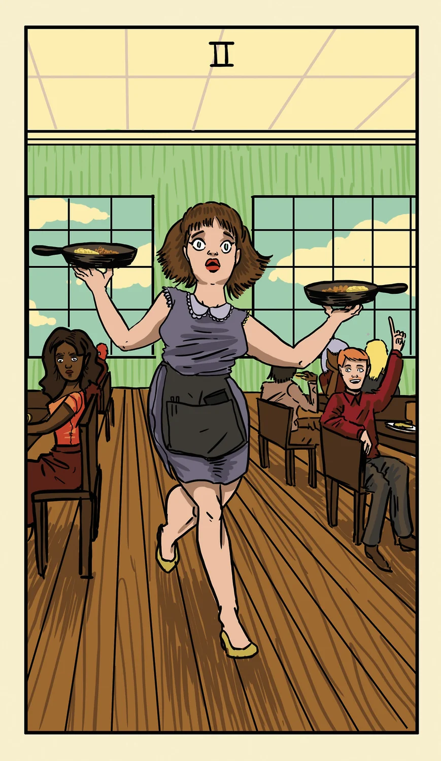 II of Cast Irons card from the Delta Enduring Tarot deck