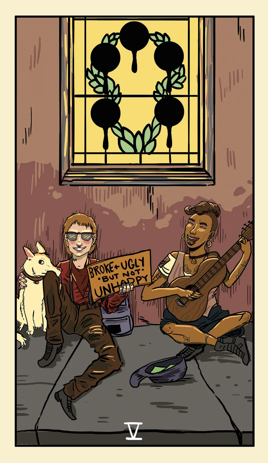 VI of Cast Irons card from the Delta Enduring Tarot deck
