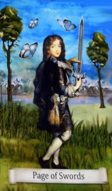 Distant Past Tarot card 57 card from the Distant Past Tarot deck