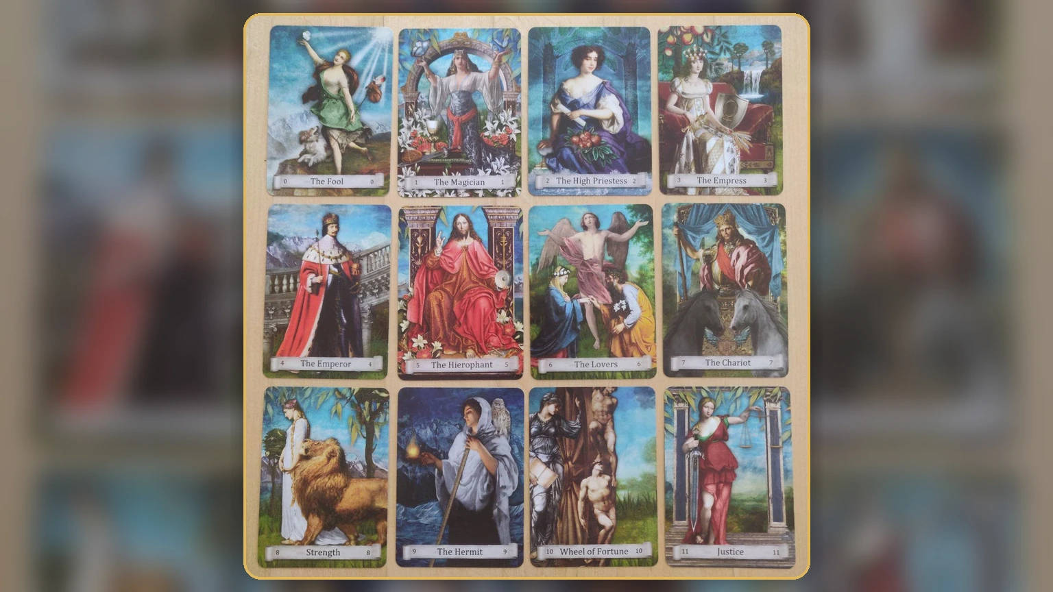 Distant Past Tarot card-spread final CTA image made from the supplied Distant Past Tarot card spread reference