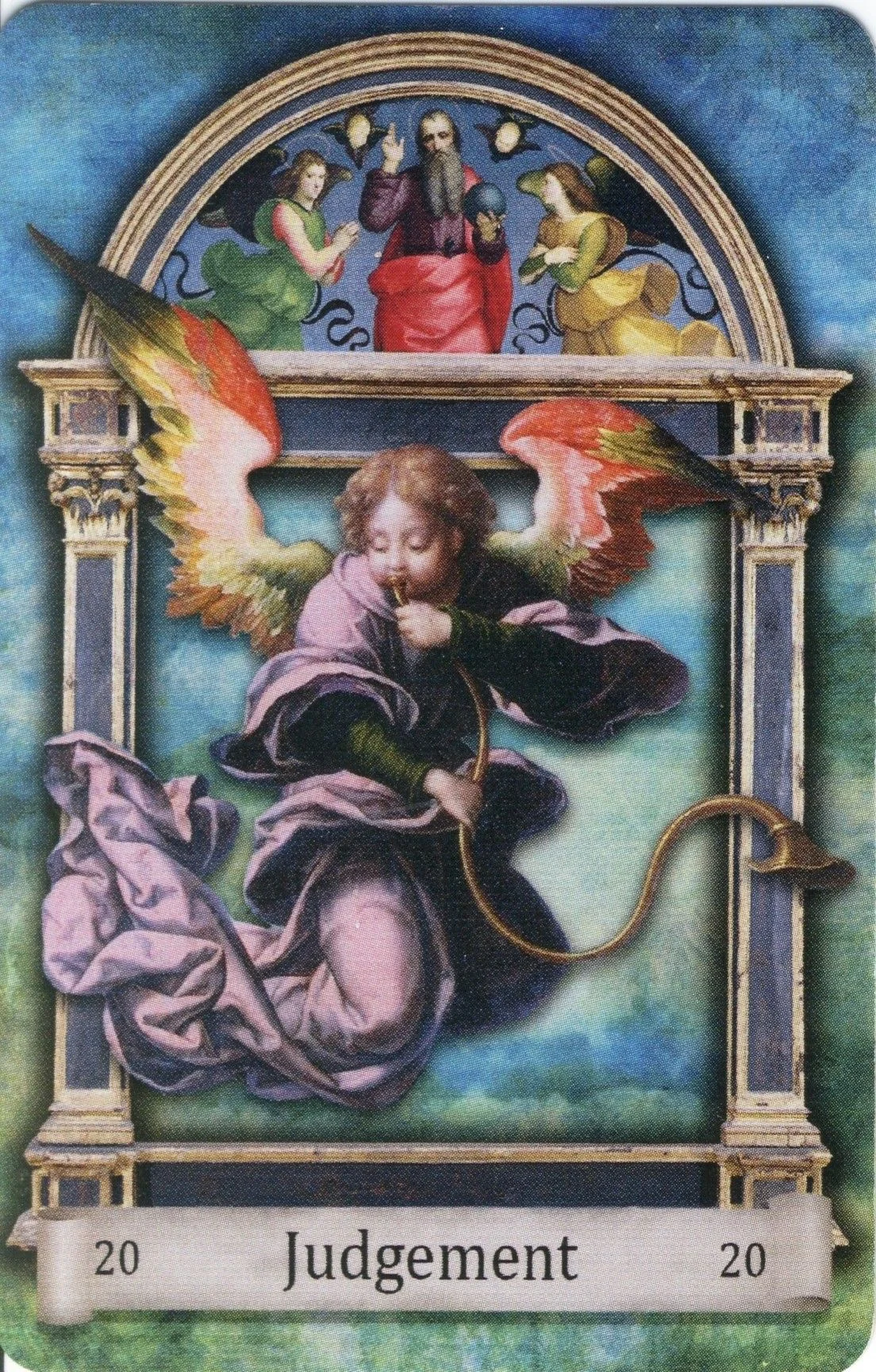 Judgement from the Distant Past Tarot deck