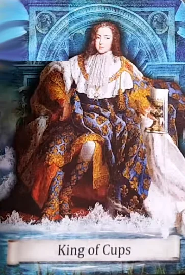 King of Cups from the Distant Past Tarot deck