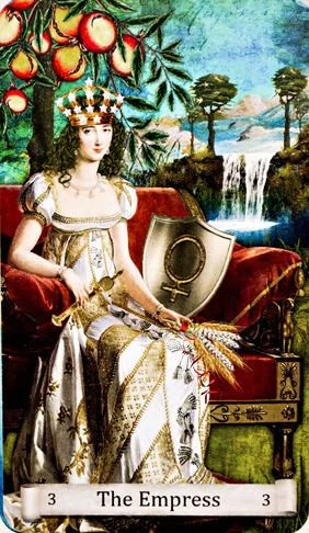 The Empress from the Distant Past Tarot deck