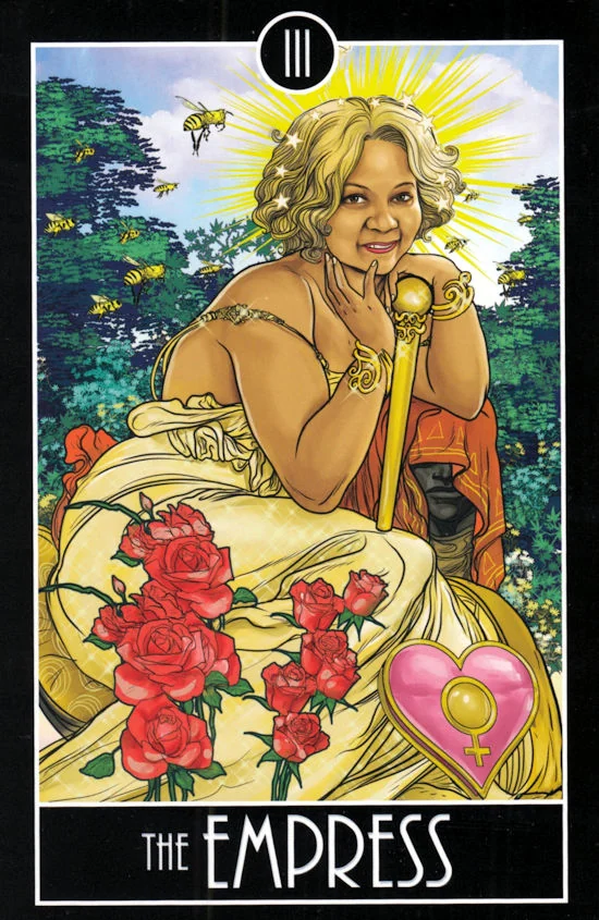 The Empress card from the Divine Diversity Tarot deck