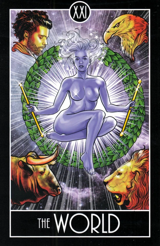 The World card from the Divine Diversity Tarot deck