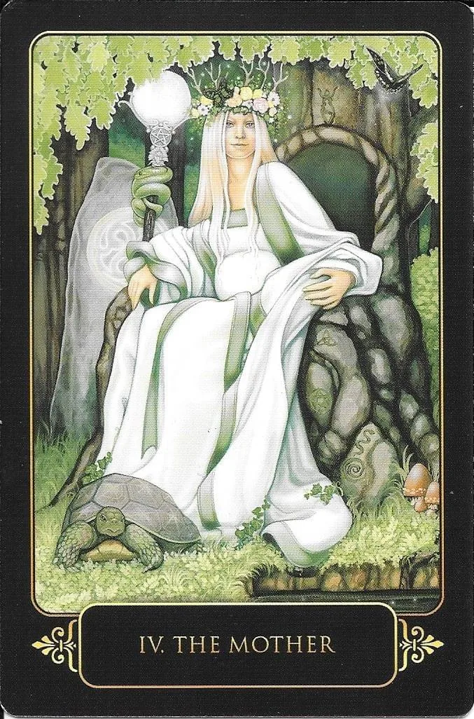 Dreams of Gaia Tarot Review 5 IV. The Mother card from Dreams of Gaia Tarot