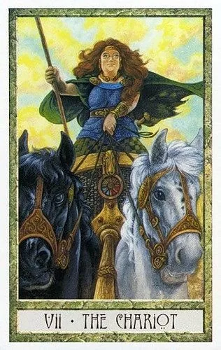 The Chariot - Druidcraft Tarot - Tarot Deck by Philip and Stephanie Carr-Gomm