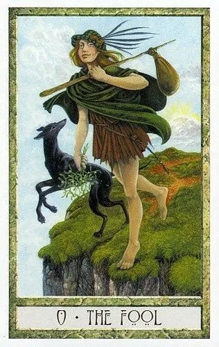 The Fool - Druidcraft Tarot - Tarot Deck by Philip and Stephanie Carr-Gomm