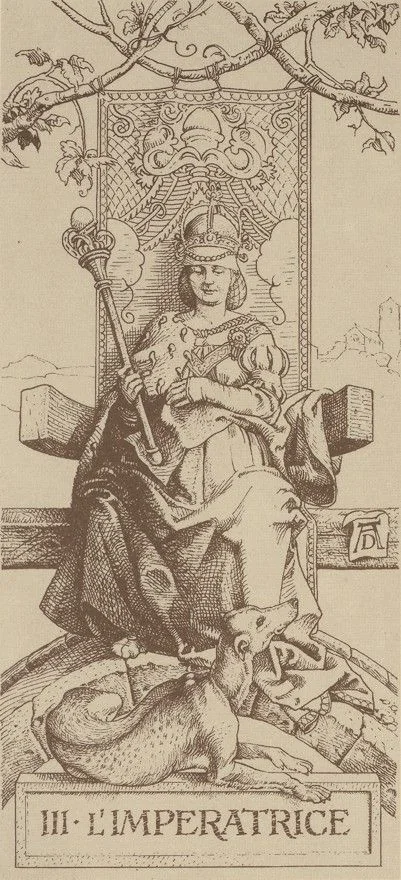 1989 Edition — III. The Empress - The Durer Tarot - Tarot Deck by Giacinto Gaudenzi