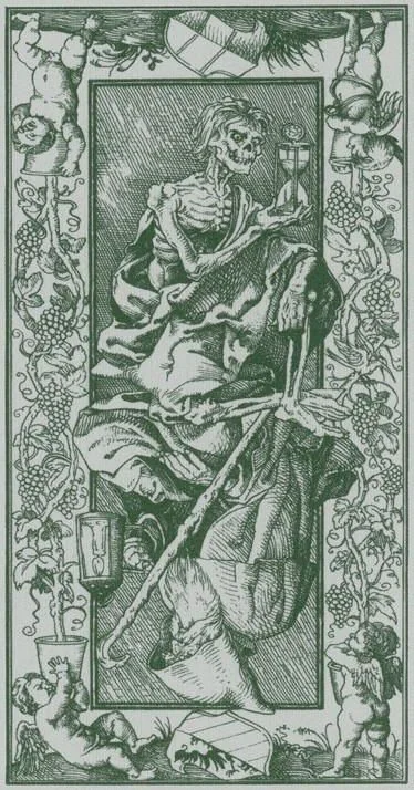 2002 Edition Card Back — Not a Card Face - The Durer Tarot - Tarot Deck by Giacinto Gaudenzi