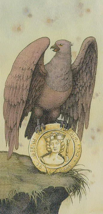 Ace Of Pentacles - The Durer Tarot - Tarot Deck by Giacinto Gaudenzi