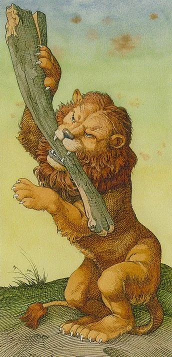 Ace Of Wands - The Durer Tarot - Tarot Deck by Giacinto Gaudenzi