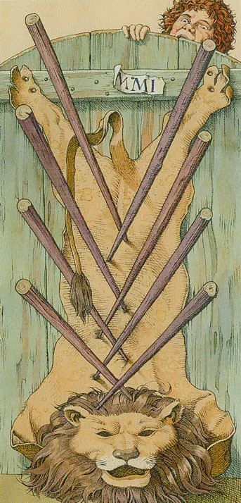 Eight Of Wands - The Durer Tarot - Tarot Deck by Giacinto Gaudenzi