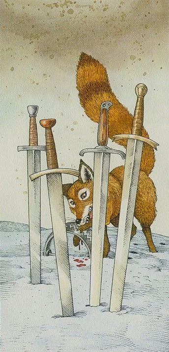 Four Of Swords - The Durer Tarot - Tarot Deck by Giacinto Gaudenzi