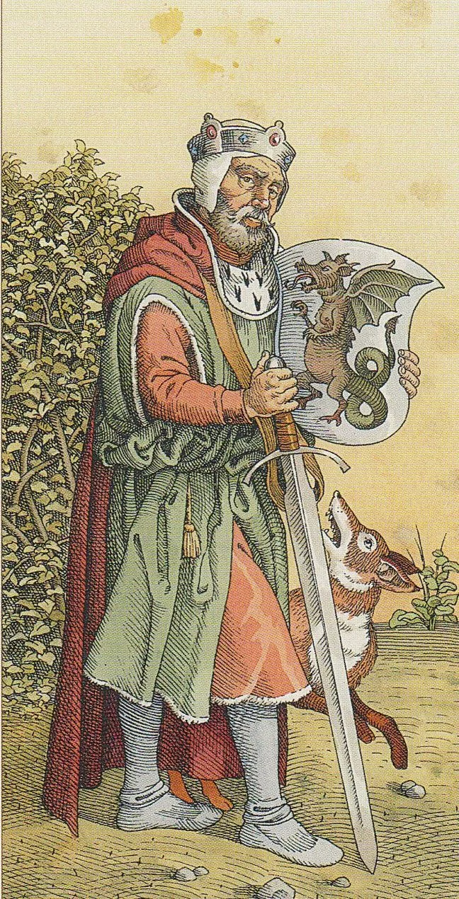 King Of Swords - The Durer Tarot - Tarot Deck by Giacinto Gaudenzi