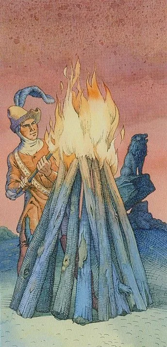 Nine Of Wands - The Durer Tarot - Tarot Deck by Giacinto Gaudenzi