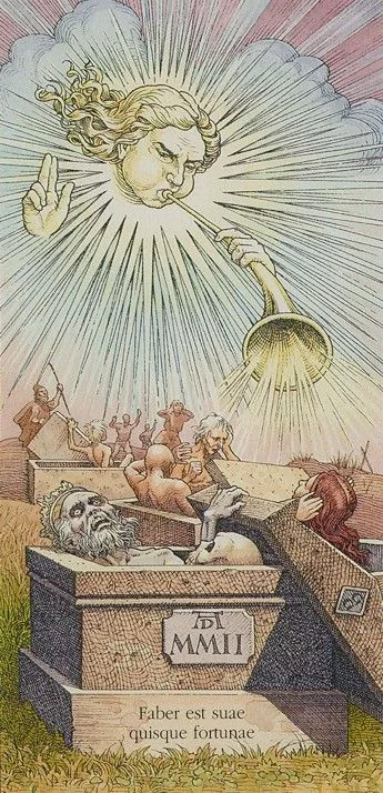 XX. Judgement - The Durer Tarot - Tarot Deck by Giacinto Gaudenzi
