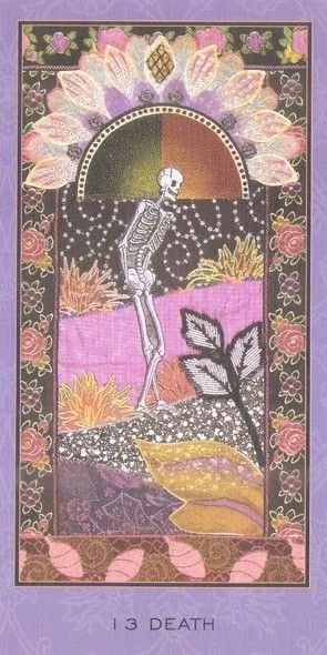 The Enchanted Tarot Review 15 Death card from the Enchanted Tarot deck