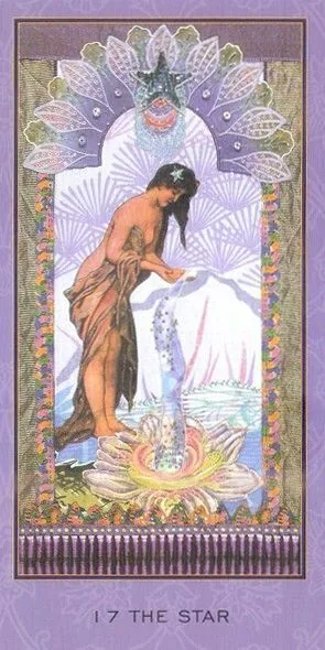 The Star card from the Enchanted Tarot deck