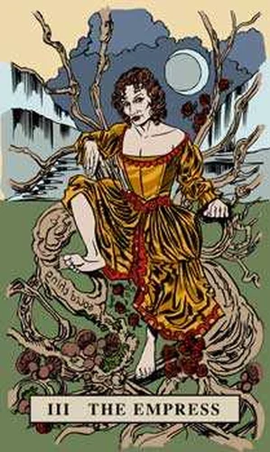 The Empress card from English Magic Tarot
