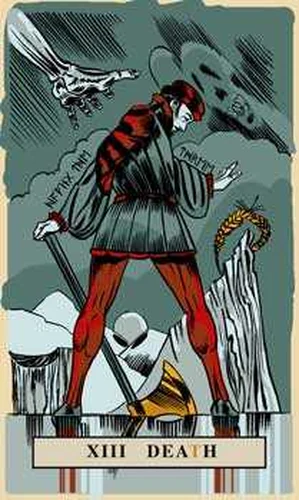 Death card from English Magic Tarot