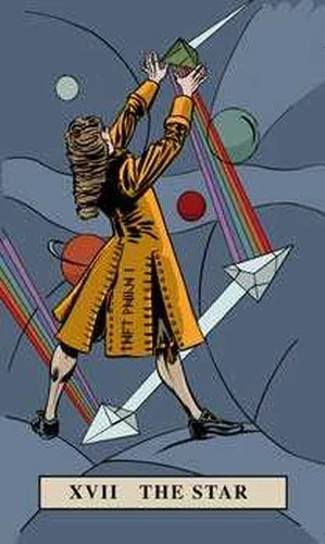 The Star card from English Magic Tarot