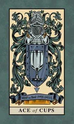 Ace of Cups card from English Magic Tarot