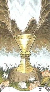 Erotic Fantasy Tarot Review 4 Ace of Cups from the Erotic Fantasy Tarot