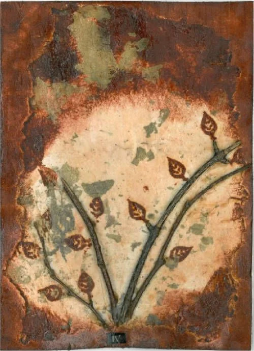 Recovered card 04 card from the Esmeralda's Silent Tarot deck