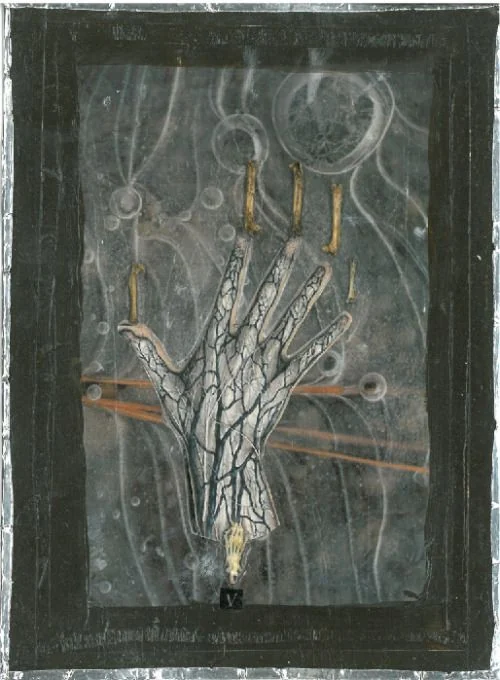 Recovered card 06 card from the Esmeralda's Silent Tarot deck