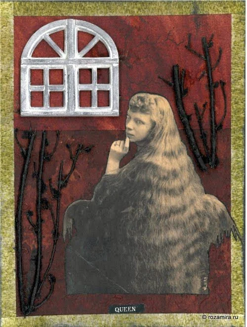 Recovered card 12 card from the Esmeralda's Silent Tarot deck