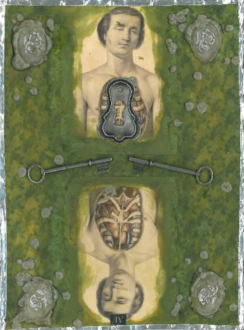 Recovered card 15 card from the Esmeralda's Silent Tarot deck